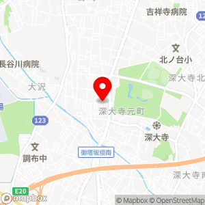 深大寺元町４丁目駐車場の地図