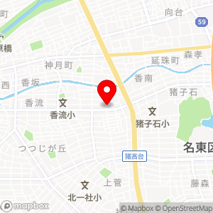 名鉄協商パーキング 香流3丁目の地図