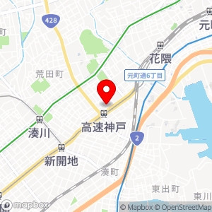 三井のリパーク 高速神戸駅前の地図