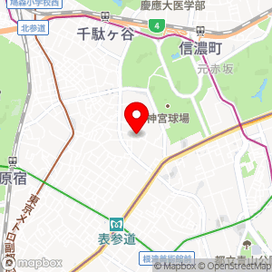 デイリーヤマザキ 神宮前店の地図