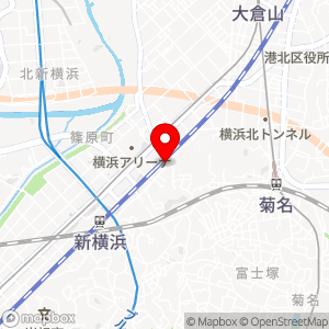 セブン-イレブン 新横浜駅東店の地図