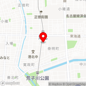 【7棟近く】新泰明荘駐車場の地図