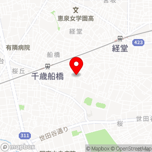 NBパーキング 経堂第11の地図