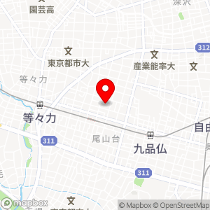 名鉄協商パーキング 等々力5丁目の地図