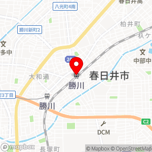 勝川駅月極駐車場の地図