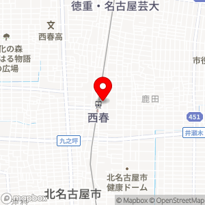 オークワ パレマルシェ 西春店の地図