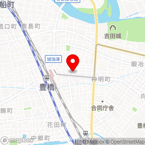 名鉄協商パーキング 豊橋駅前大通2丁目の地図