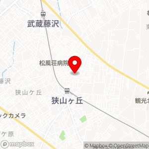 オザム 東狭山ヶ丘店の地図