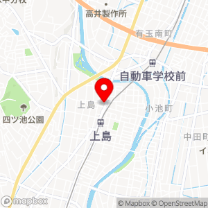 ファミリーマート 浜松上島五丁目店の地図