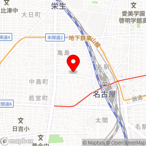 名鉄協商パーキング 則武第6の地図