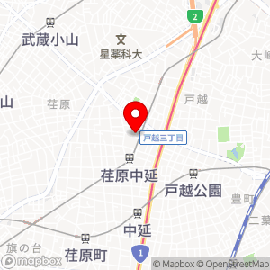 三井のリパーク 中延1丁目の地図