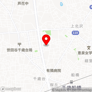 パークアベニュー 千歳船橋第1 駐車場の地図
