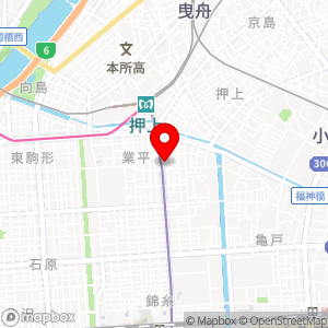 ローソンストア100 業平店の地図