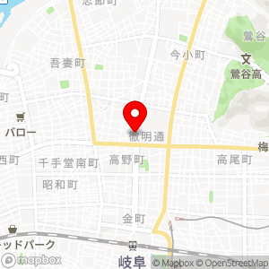 ファミリーマート 岐阜西柳ヶ瀬店の地図