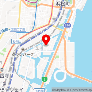 miniピアゴ 芝浦2丁目店の地図