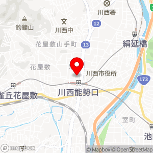 わくわく広場 モザイクボックス川西店の地図