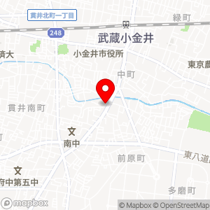 小金井市前原町５丁目戸建駐車場の地図