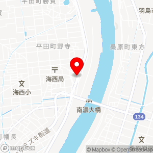 クレール平田の地図