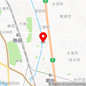 UR都市機構　牛巻団地駐車場の地図