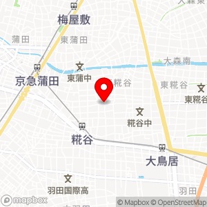 GRANDYパーク グランディー・システムパーク西糀谷の地図