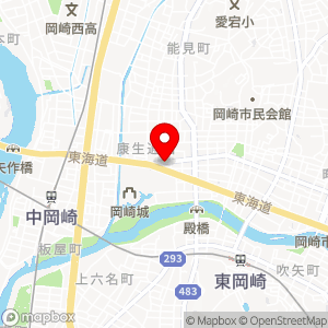 名鉄協商パーキング 岡崎康生通の地図