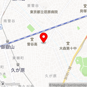 久が原第１５駐車場の地図