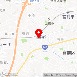 三井のリパーク 川崎鷺沼1丁目第2の地図