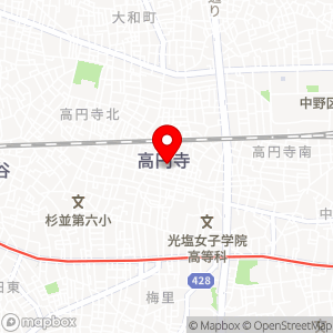 ローソン LTF高円寺店の地図