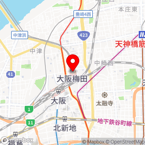 ローソン HA 阪急梅田3階店の地図