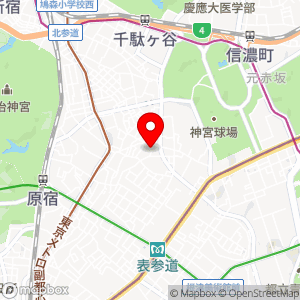 パークアベニュー 神宮前第5の地図