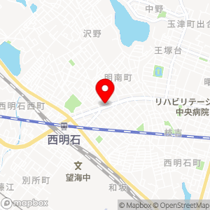 P-CLUB 西明石北町の地図