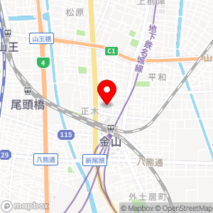 名鉄協商パーキング 金山駅北の地図