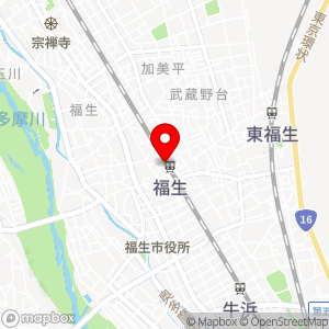 名鉄協商パーキング 福生西口駅前の地図