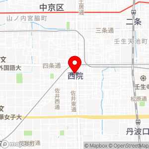 キョウテク 西院パーキングの地図