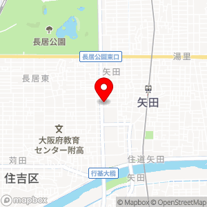 名鉄協商パーキング 大阪矢田3丁目の地図