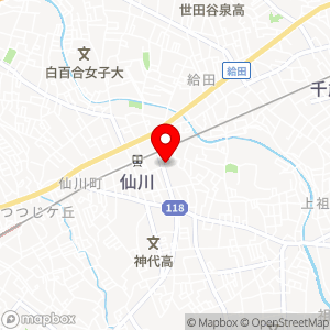 ファミリーマート 調布仙川町一丁目店の地図