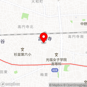 ローソン 高円寺南四丁目店の地図