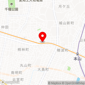 ローソン100 覚王山駅前の地図