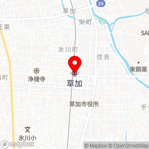ファミリーマート 草加駅店の地図