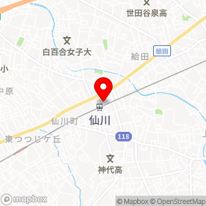 ファミリーマート 仙川駅前店の地図