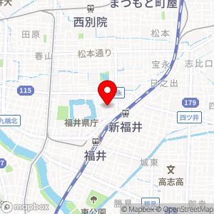 名鉄協商パーキング 福井城町の地図
