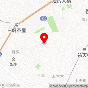 三井のリパーク 下馬2丁目第2の地図