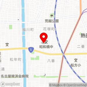名鉄協商パーキング 八剱町2丁目の地図