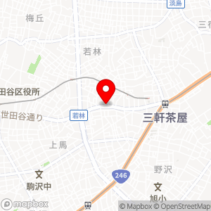 ナチュラルローソン 若林一丁目店の地図