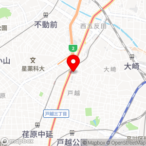 東都パーク 戸越1丁目の地図