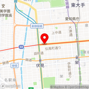 ローソン S名古屋地下鉄丸の内駅の地図