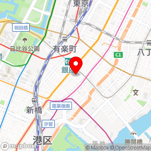 クロス銀座パーキングの地図