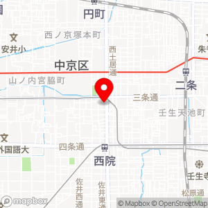 ファミリーマート 西大路三条店の地図