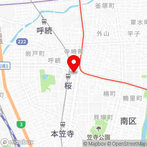 名鉄協商パーキング 名鉄桜駅東の地図