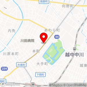 アルビス丸の内店駐車場の地図
